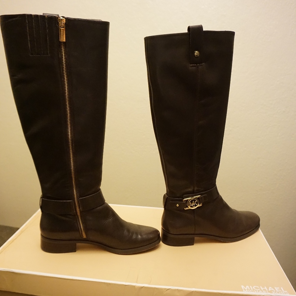 Dark Brown Michael Kors Boots